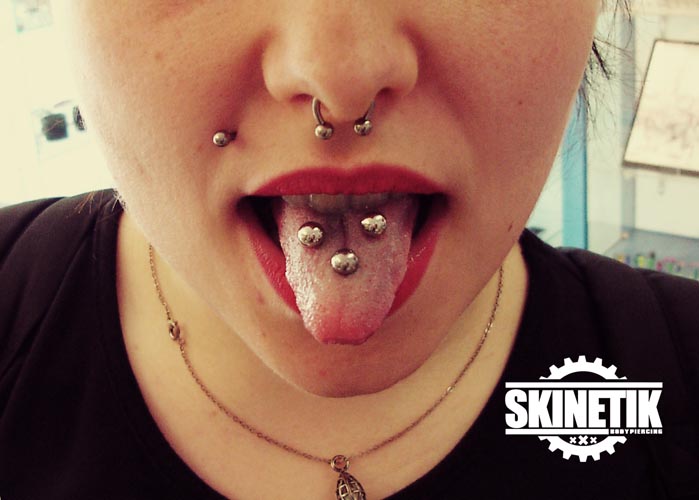Gay tongue piercing pounded