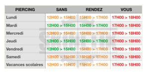 horaires